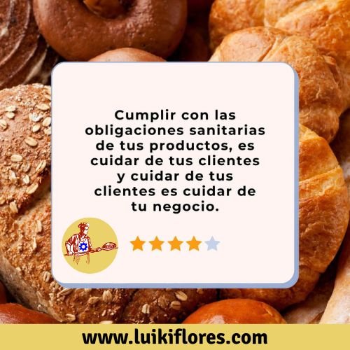 Frase celebre de la funcion de manipulacion de alimentos para panaderias