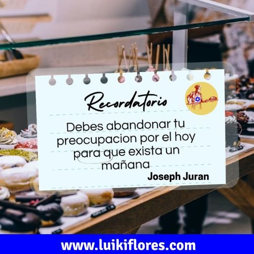 frase celebre de la funcion de planeacion del administrador de panaderias en peru